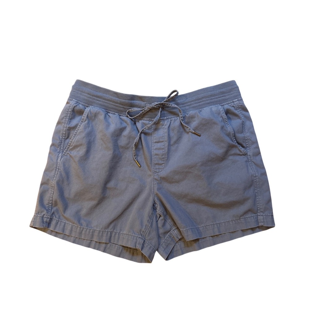 Orvis‎ Shorts Mens Blue Drawstring Cotton Lyocell Casual SIZE XL